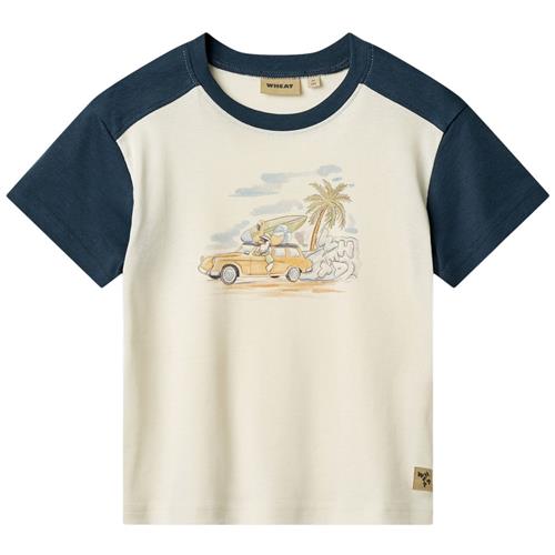 Wheat GOTS Vincent T-shirt Ivory |  | 116 cm