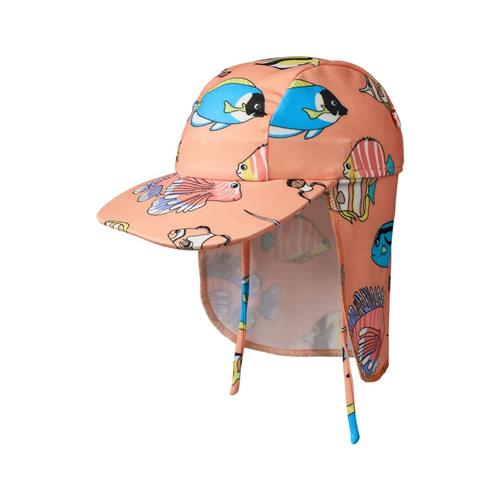 Småfolk FIsh UV50 Solhat Papaya | Orange | 4-6 years