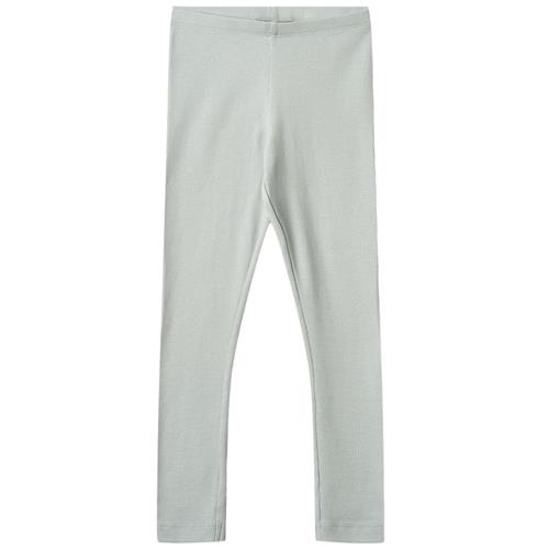 Wheat Maddy Ribbede Leggings Soft Blue | Blå | 98 cm