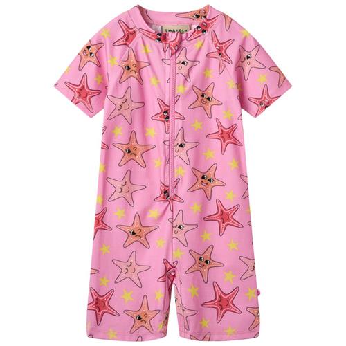 Småfolk Starfish UV-dragt Bubblegum | Lyserød | 3-4 years