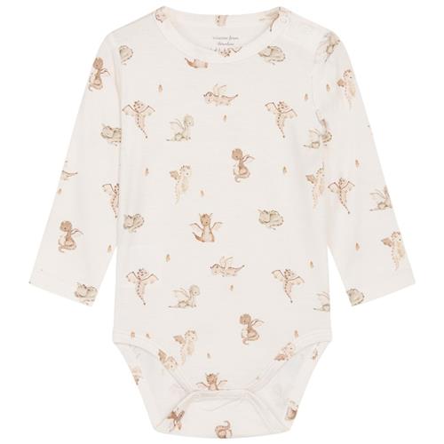 Hust&Claire Buller Baby Body Ivory | Hvid | 62 cm