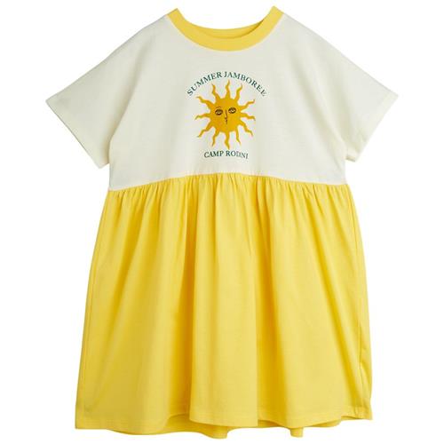 Mini Rodini GOTS Sun Sp Kortærmet Kjole Offwhite | Hvid | 140/146 cm