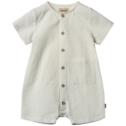 Wheat GOTS Fredrik Heldragt Blue Summer Stripe | Blå | 92 cm