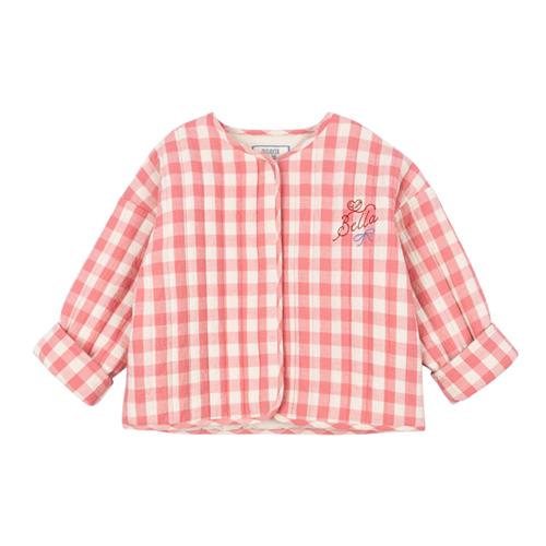 Konges Sløjd RHW X KS Bella Jakke Peach Blossom Check 7-8 Y    7-8 år  kvinde