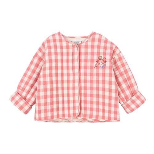 Konges Sløjd RHW X KS Bella Jakke Peach Blossom Check | Lyserød | 7-8 years