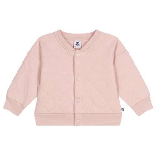 Petit Bateau Quiltet Rørstrikket Baseballjakke Saline Pink | Lyserød | 6 months
