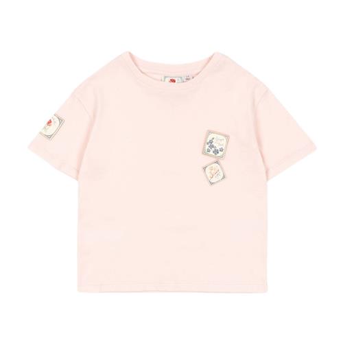 Konges Sløjd RHW X KS Lettre Tee Chalk Pink | Lyserød | 7-8 years