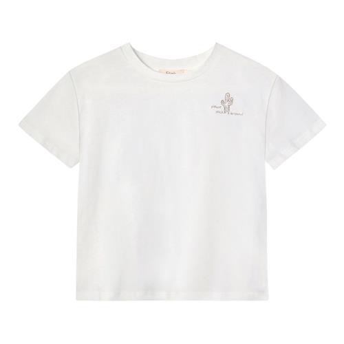 Fliink Sommer Cactus T-shirt Cloud Dancer | Hvid | 7 years