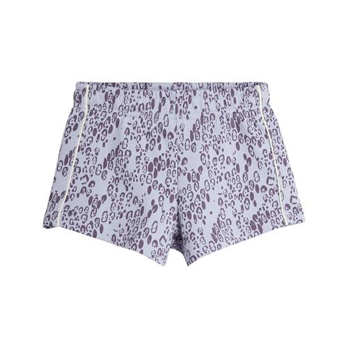 Mini Rodini GOTS Mini Leopard Aop Sweatshorts Purple | Lilla | 92/98 cm
