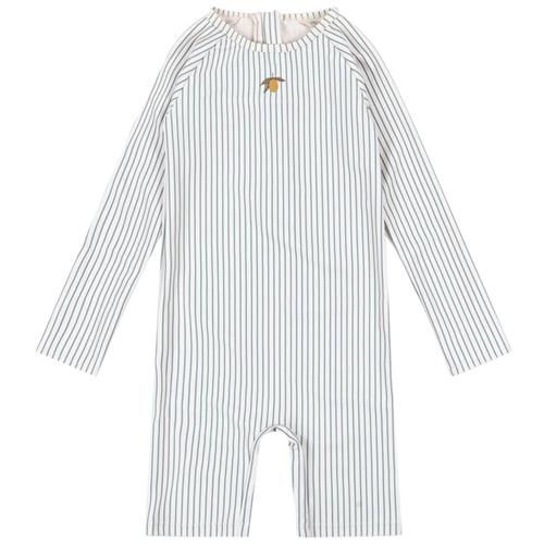 Konges Sløjd Aster UV-Onesie Tea Stripe | Blå | 2 years