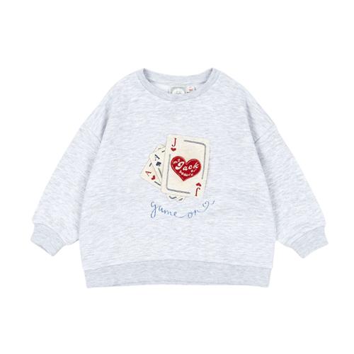 Konges Sløjd RHW X KS Jack Sweatshirt Light Grey Melange 5-6 Y    5-6 år  mand