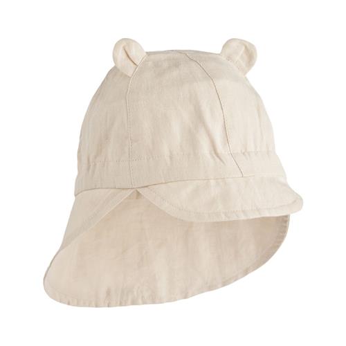 Liewood Gorm Solhat I Hør Med Ører Sandy | Beige | 0-3 months