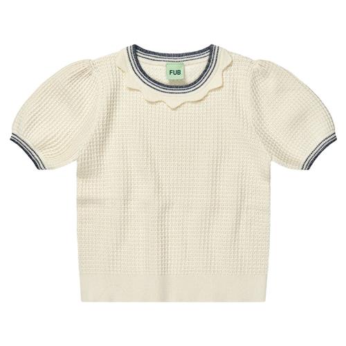 FUB Strikket Kortærmet Top Ecru |  | 80 cm