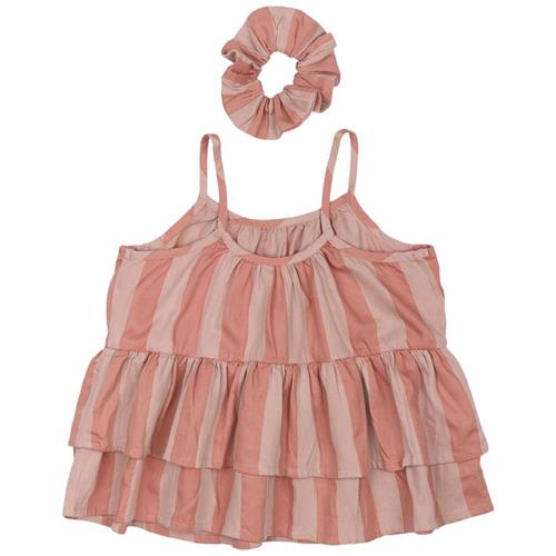 The New Ofelia Til Toppen Old Rose Striped | Lyserød | 7-8 years