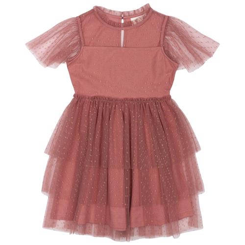 The New Narice Kjole Old Rose | Lyserød | 7-8 years