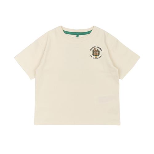 The New Siblings GOTS Ordell Tee White Swan | Hvid | 92 cm