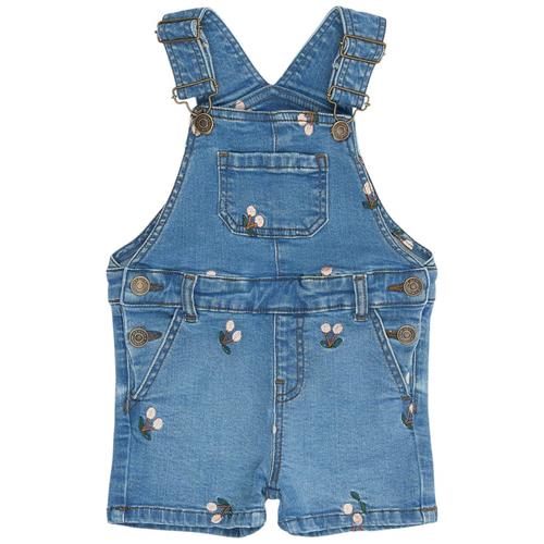 The New Siblings Ovia Overalls Light Blue Denim Emb | Blå | 98 cm