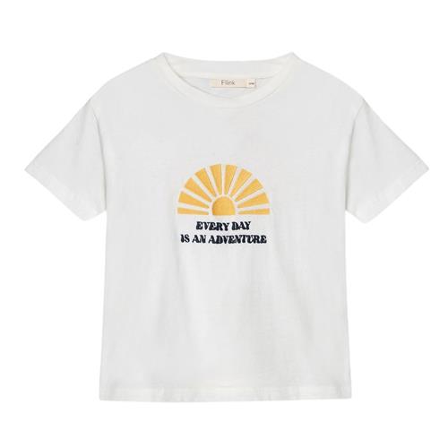 Fliink Sommer Sun T-shirt Cloud Dancer | Hvid | 6 years
