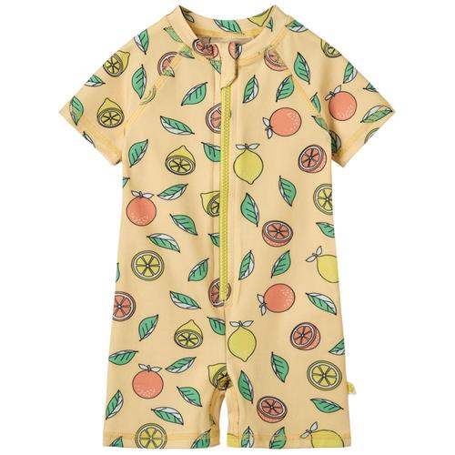 Småfolk Lemons And Oranges UV-dragt Custard | Gul | 92 cm