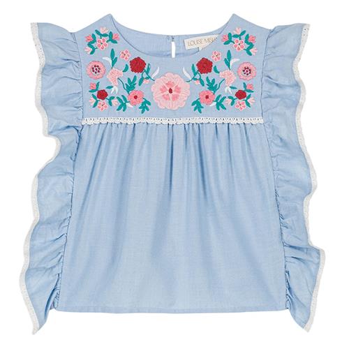 Louise Misha Mala Bluse Light Blue | Blå | 6 years