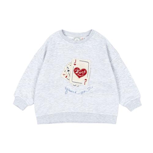 Konges Sløjd RHW X KS Jack Sweatshirt Light Grey Melange | Grå | 7-8 years