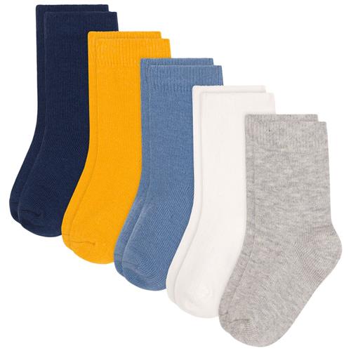 Petit Bateau Plain 5-pak Bomuldsstrømper Blue | Blå | 6-12 months