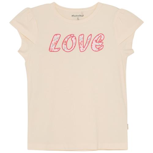 Minymo GOTS T-shirt White Swan | Hvid | 134 cm