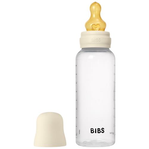 BIBS BIBS Medium Flow Sutteflaskelatex 1-pak 270 Ml Ivory | Hvid | 0-3