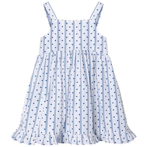 Fliink Polka Kjole Cloud Dancer Dot Aop | Hvid | 2 years
