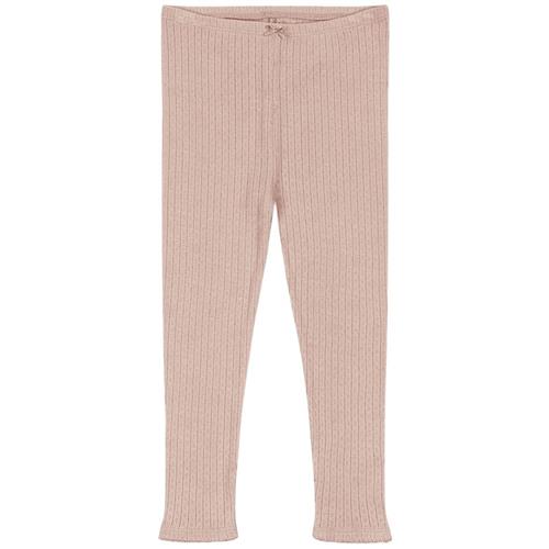 Konges Sløjd GOTS Minnie Leggings Cameo Rose | Lyserød | 3 years