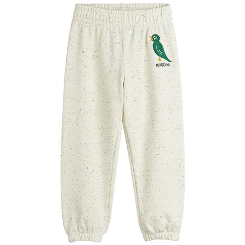 Mini Rodini GOTS Bird Emb Joggingbukser Offwhite 92/98 cm    92/98 cm  Unisex