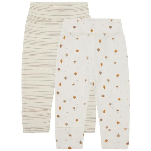 Hust&Claire Luca 2-pak Leggings Snow White | Hvid | 50 cm