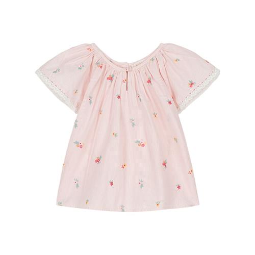 Louise Misha Antonia Bluse Pink Bouquet Stripes | Lyserød | 10 years