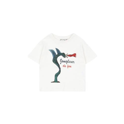 Konges Sløjd RHW X KS Jongleur Tee Antique White 5-6 Y    5-6 år  mand