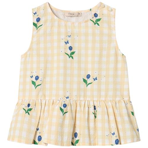 Fliink Agnes Flower Til Toppen Sunlight Flower Aop | Gul | 4 years