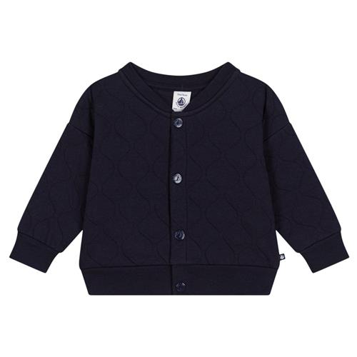 Petit Bateau Quiltet Rørstrikket Baseballjakke Smoking Blue | Marine blå | 36 months