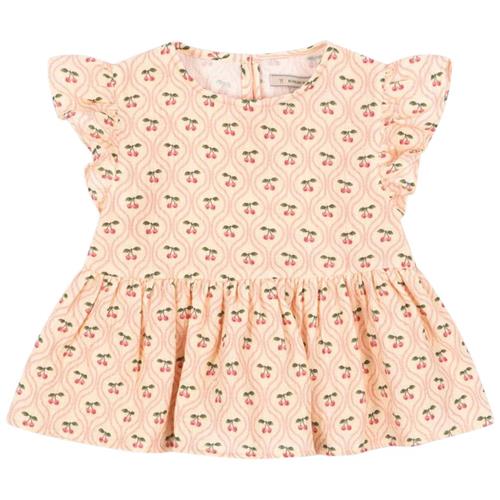 Konges Sløjd GOTS Coco Til Toppen Cherry Pink Motif | Lyserød | 5-6 years