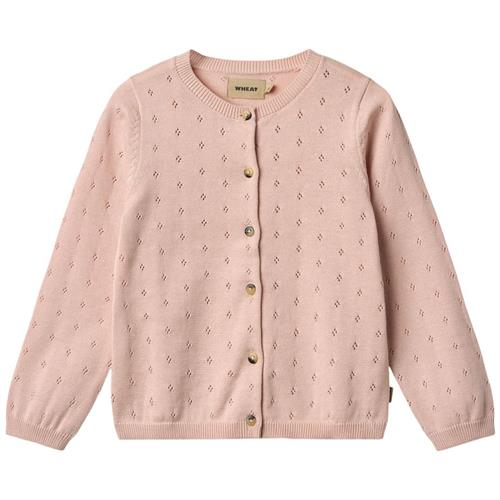Wheat Maia Strikket Cardigan Powder | Lyserød | 128 cm