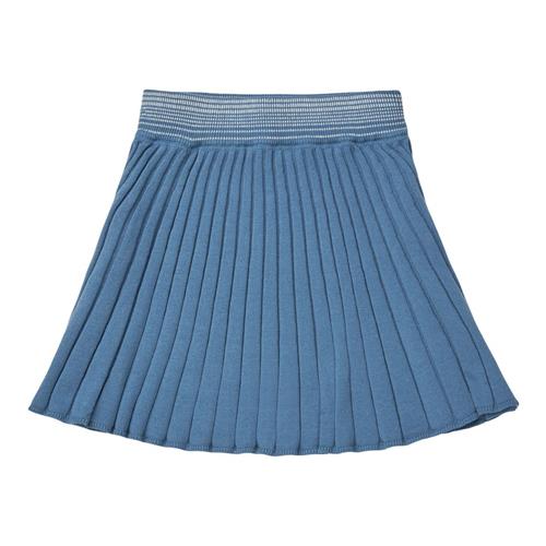 FUB Strikket Nederdel Washed Indigo | Blå | 120 cm