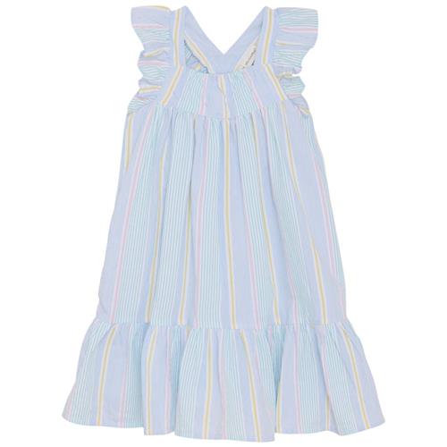 Minymo Seersucker-kjole Wan Blue | Blå | 128 cm