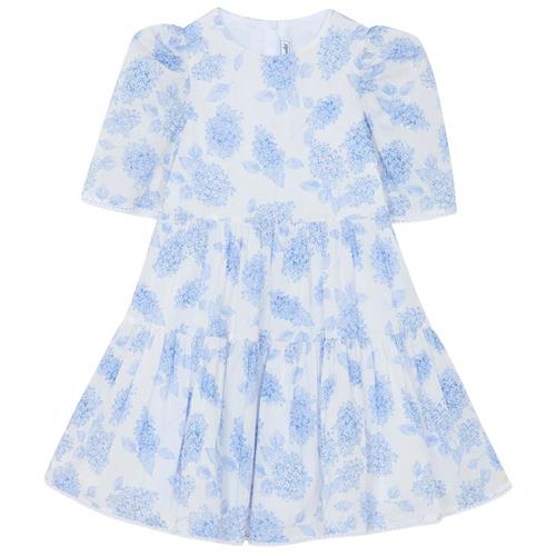 Tartine et Chocolat Blomsterprintet Kjole Bleu Lavé | Blå | 6 years