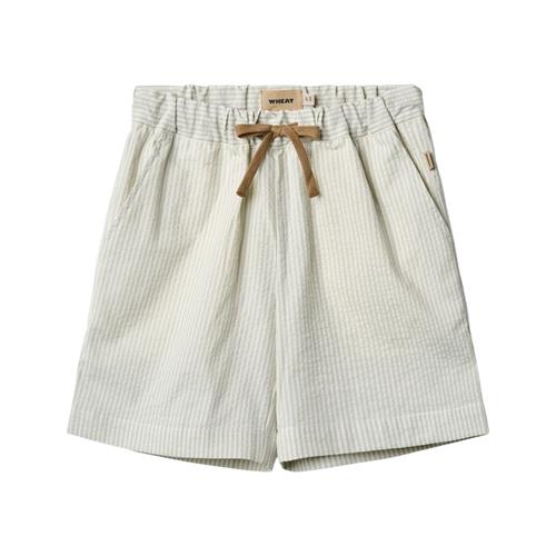 Wheat GOTS Cuba Shorts Summer Blue Stripe | Blå | 104 cm