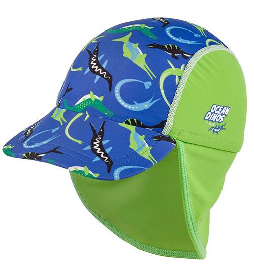 BECO LegionÃ¦rhat - Ocean Dinos - UV50+ - BlÃ¥/GrÃ¸n
