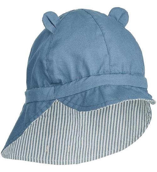 Liewood LegionÃ¦rhat - Gorm Reversible - Blue Wave/Creme De La Cr