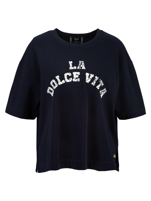 19V69 ITALIA Shirts 'PETONIA MARINA'  navy / hvid