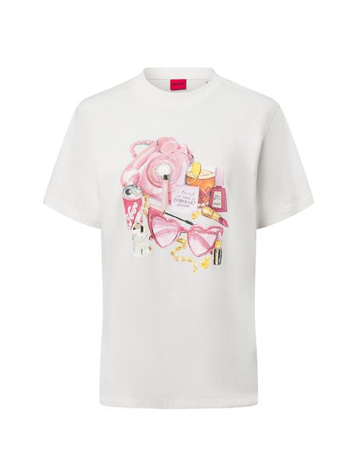 HUGO Shirts  gylden gul / lyserød / sort / hvid
