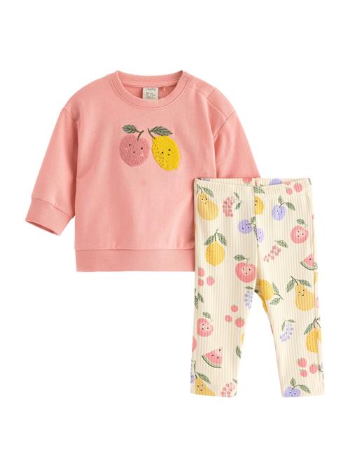 Lindex Sæt  creme / lemon / lyselilla / gammelrosa