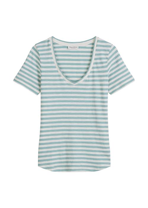 Marc O'Polo Shirts  petroleum / hvid