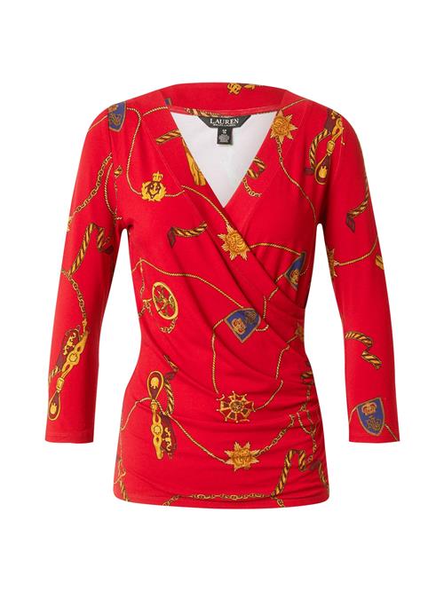 Lauren Ralph Lauren Shirts 'ALAYJA'  marin / brun / umbra / rød