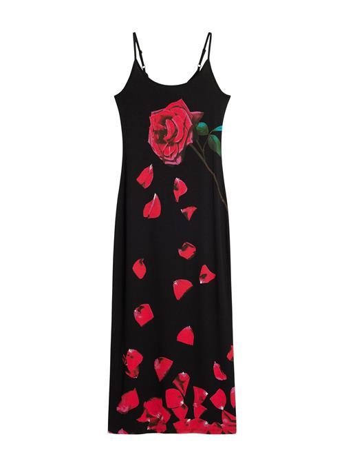 Desigual Kjole  mørkegrøn / pink / rød / sort